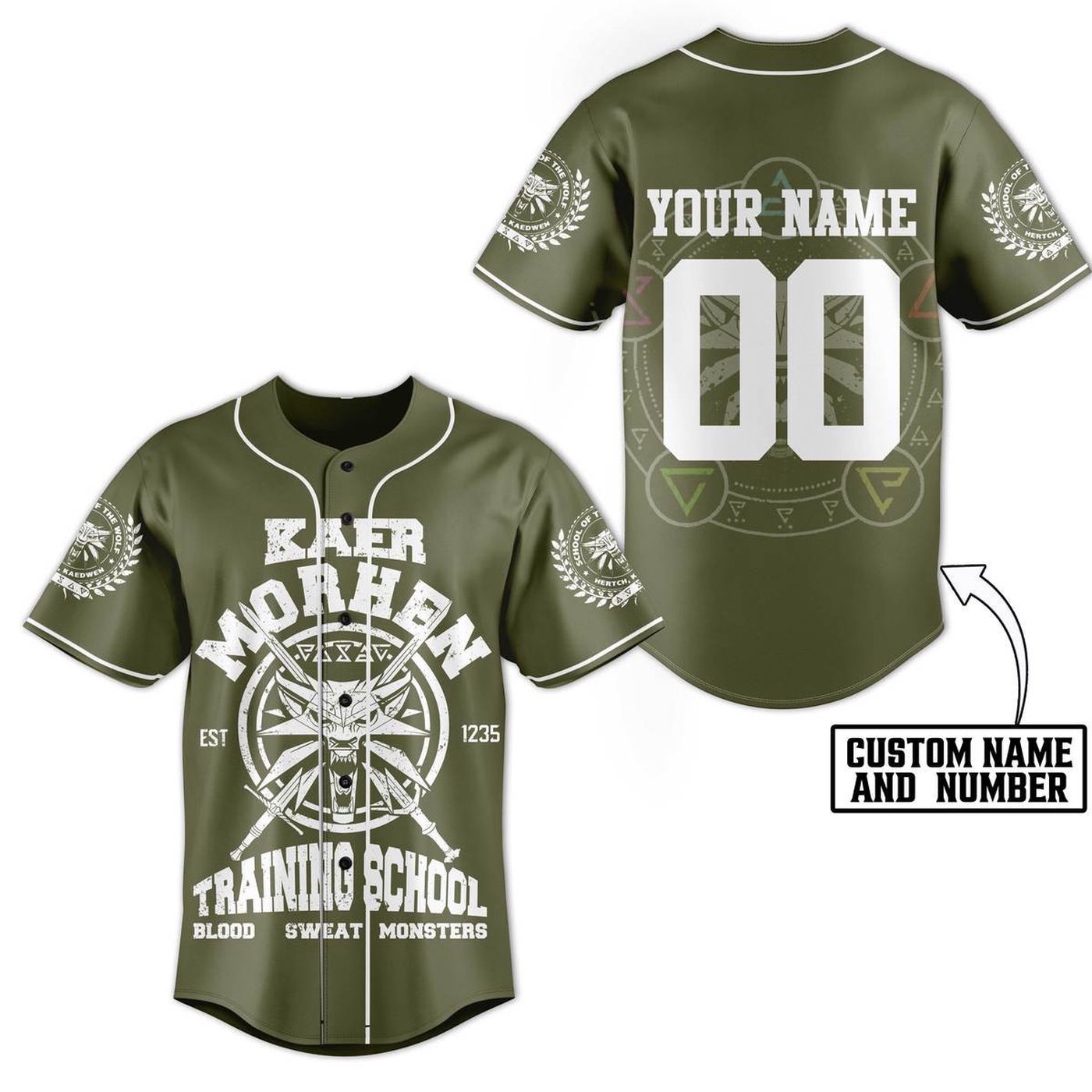 The Witcher Kaer Morhen Baseball Jersey For Men Women And Kids Gift