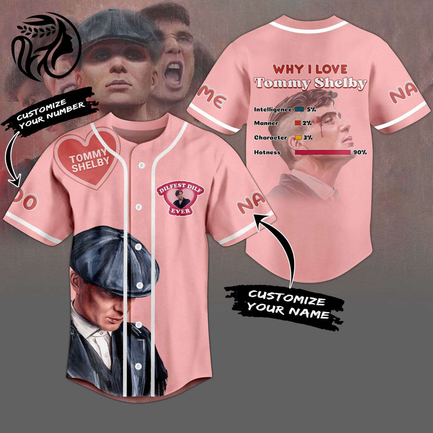 Thomas Shelby Baseball Jersey For Men Women And Kids Gift
