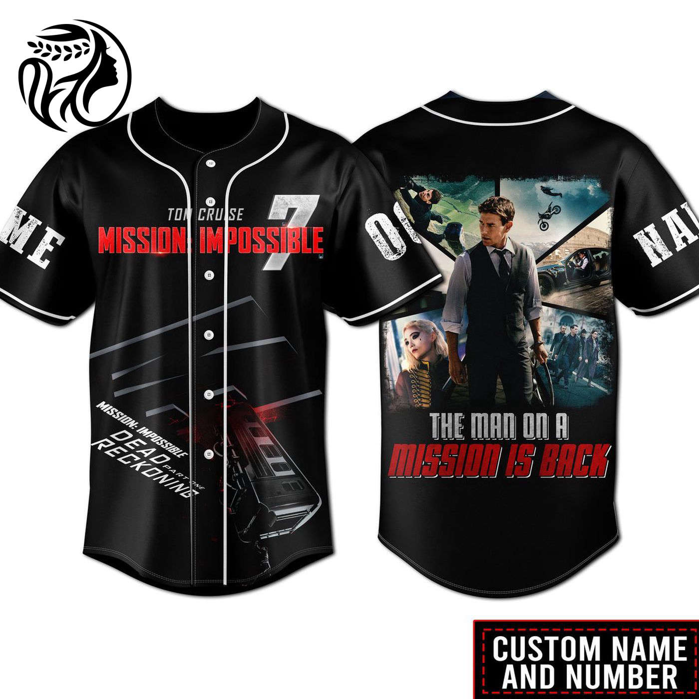 Tom Cruise Mission Impossible Baseball Jersey For Men Women And Kids Gift