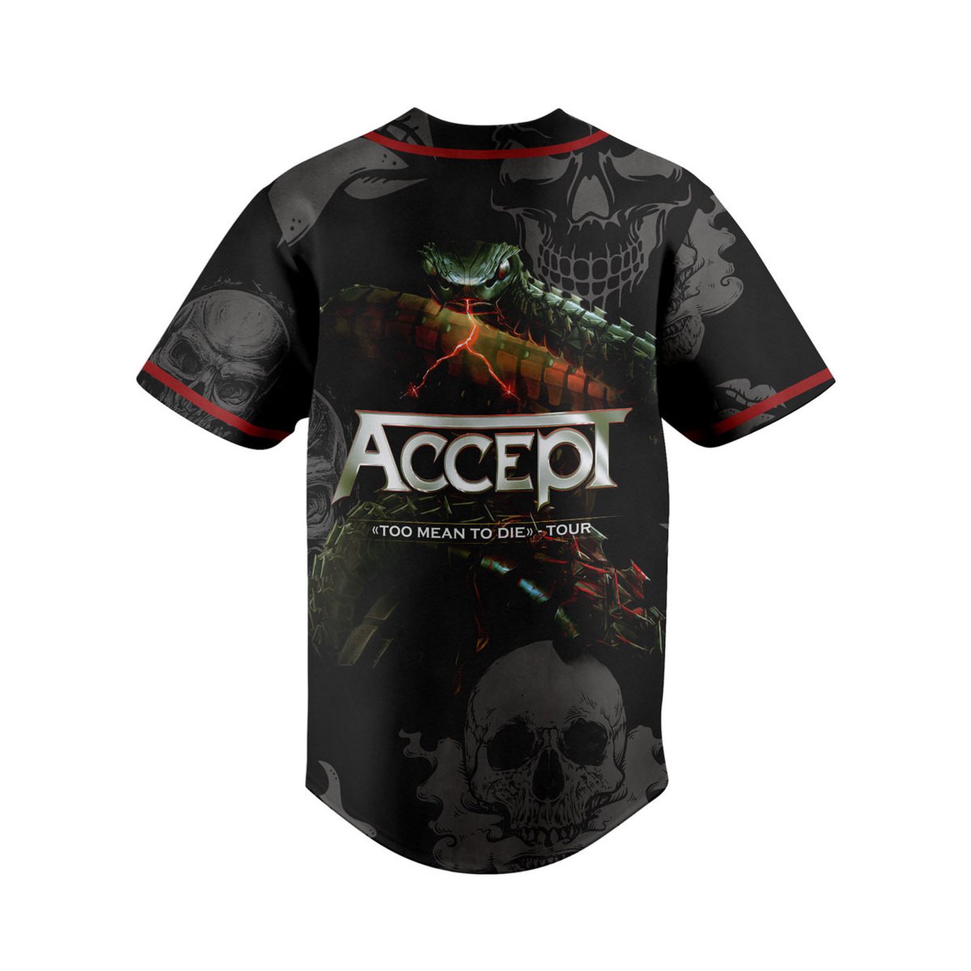 Too Mean to Die Tour Accept Baseball Jersey For Men Women And Kids Gift
