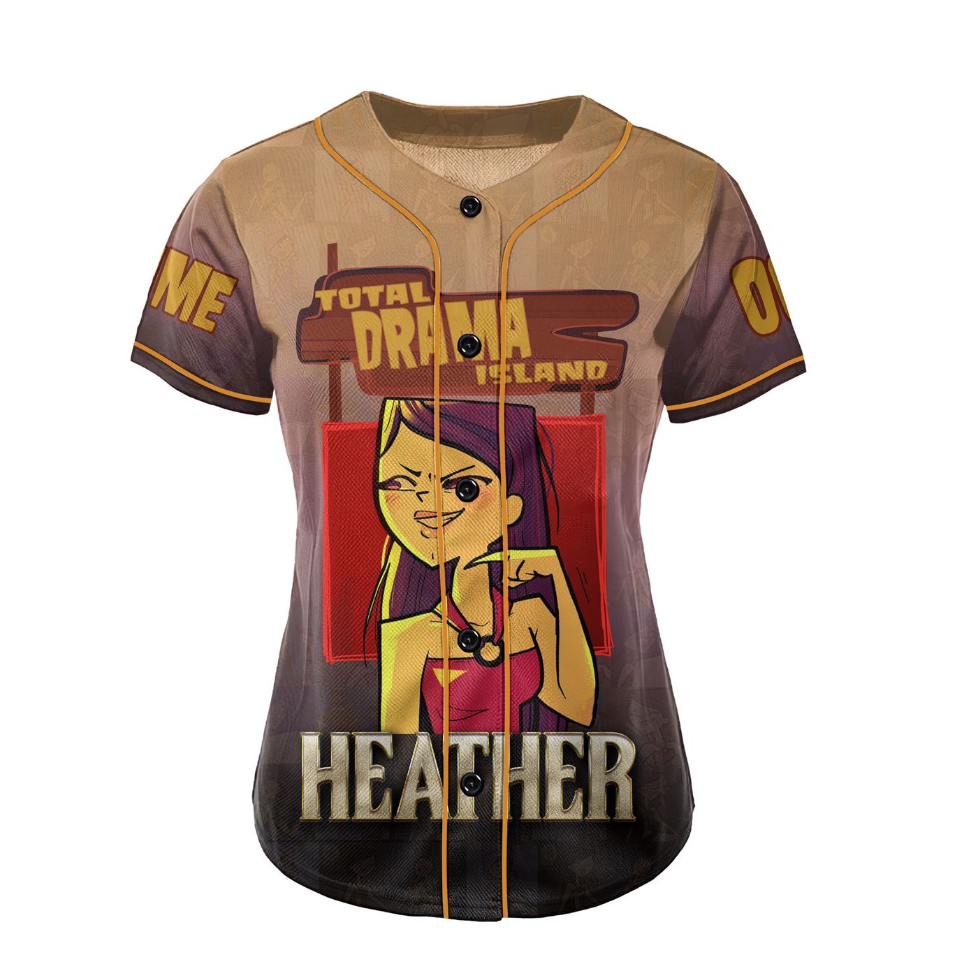 Total Drama Baseball Jersey For Men Women And Kids Gift