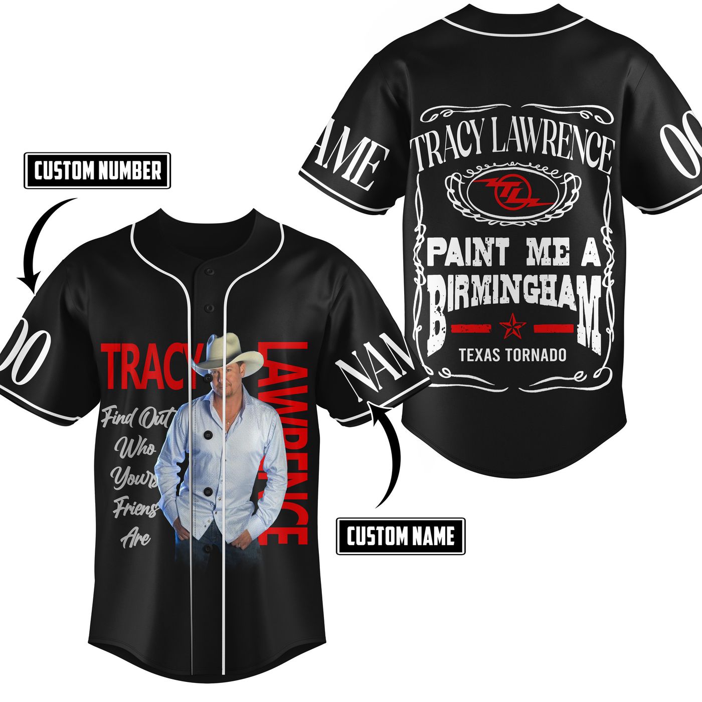 Tracy Lawrence Baseball Jersey For Men Women And Kids Gift