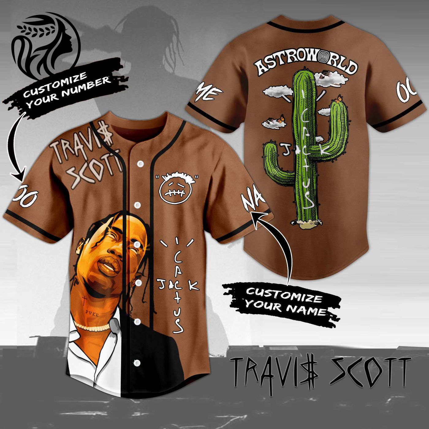 Travis Scott Baseball Jersey For Men Women And Kids Gift