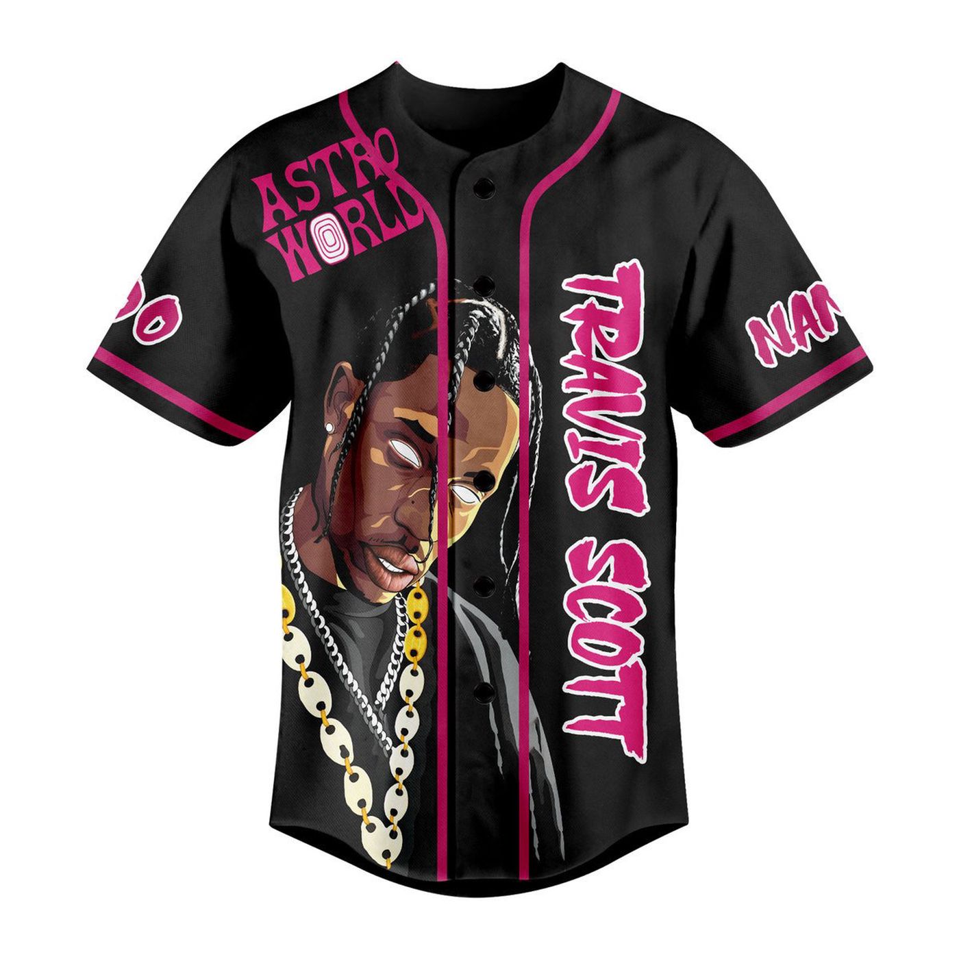 Travis Scott Baseball Jersey For Men Women And Kids Gift