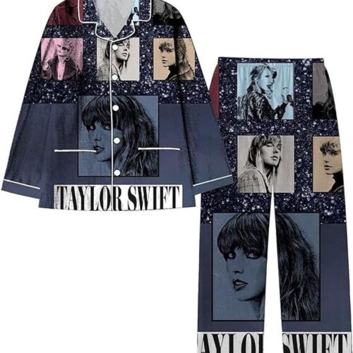 TS Pajamas Set: Christmas & Taylor Swift Album Pajama Set – Taylor Version Included