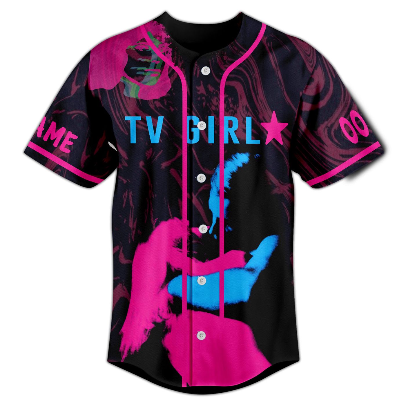 TV Girl Baseball Jersey For Men Women And Kids Gift