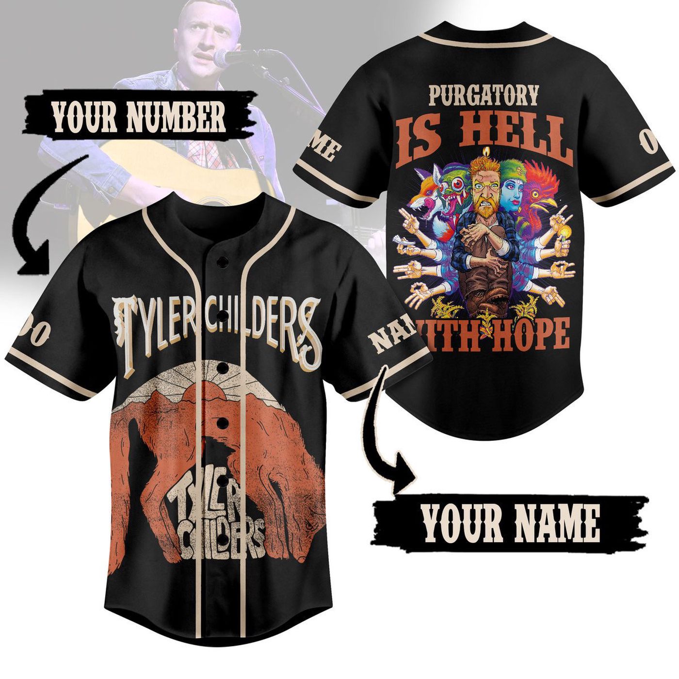 Tyler Childers Baseball Jersey For Men Women And Kids Gift