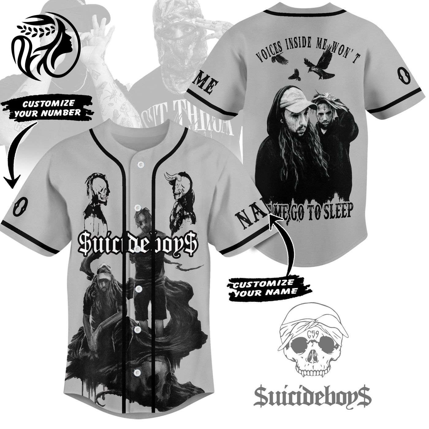 $Uicideboy$ Baseball Jersey For Men Women And Kids Gift