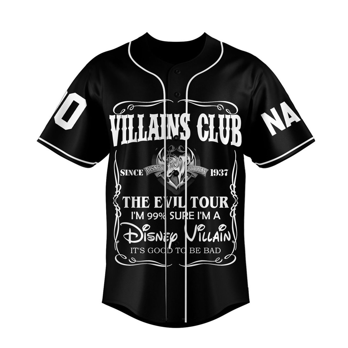 Villains Club Baseball Jersey For Men Women And Kids Gift