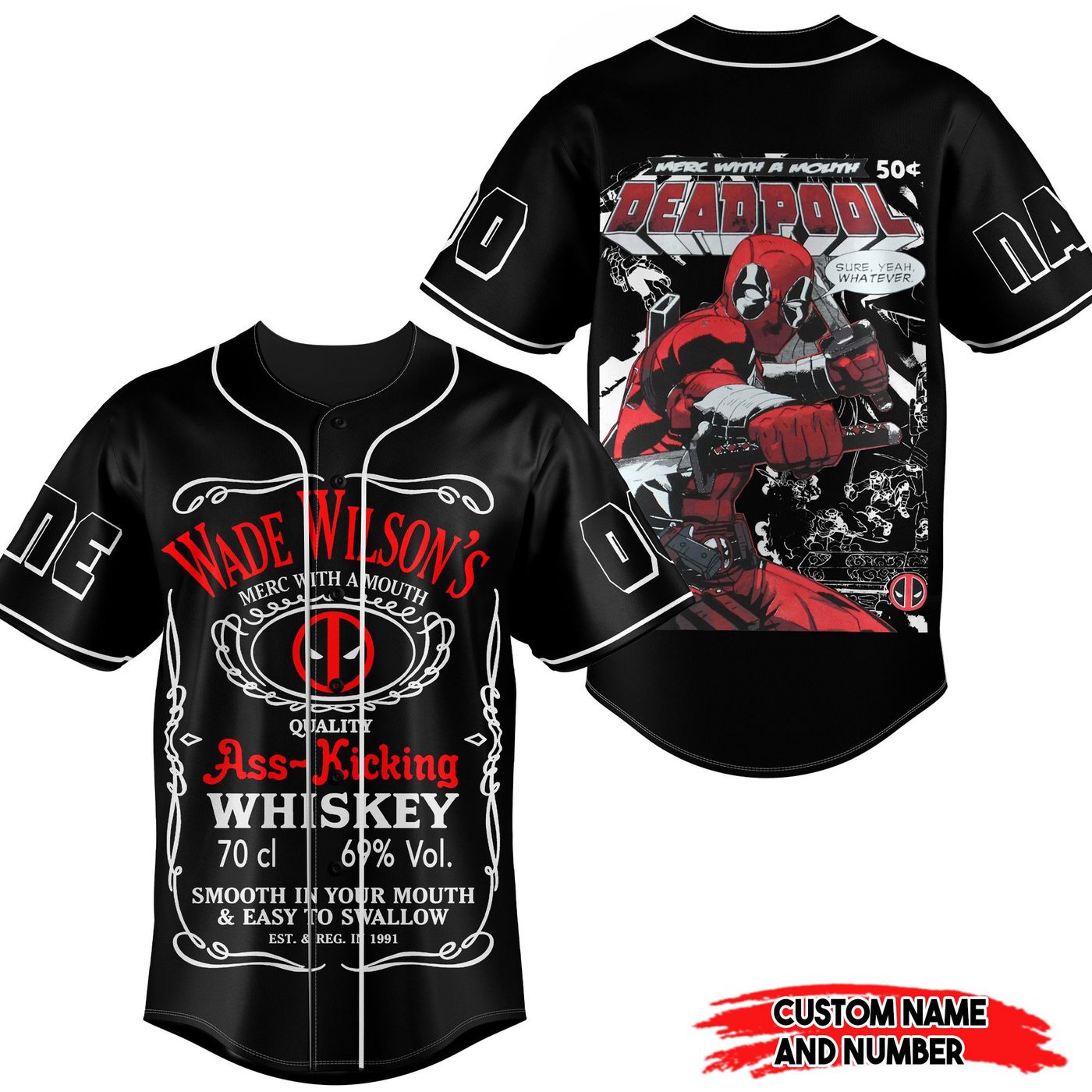 Wade Wilson Baseball Jersey For Men Women And Kids Gift