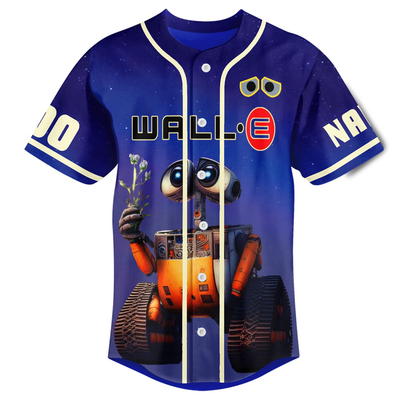 Wall-E Baseball Jersey For Men Women And Kids Gift