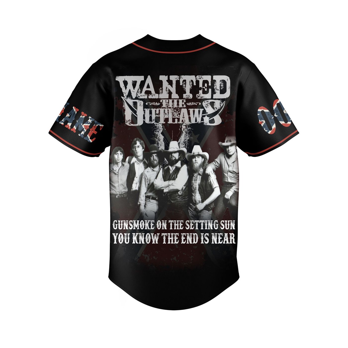 Wanted The Outlaws Baseball Jersey For Men Women And Kids Gift