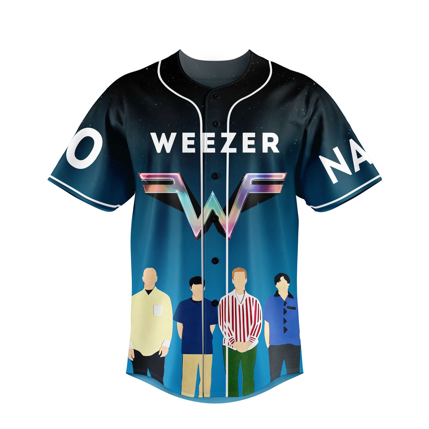 Weezer Baseball Jersey For Men Women And Kids Gift
