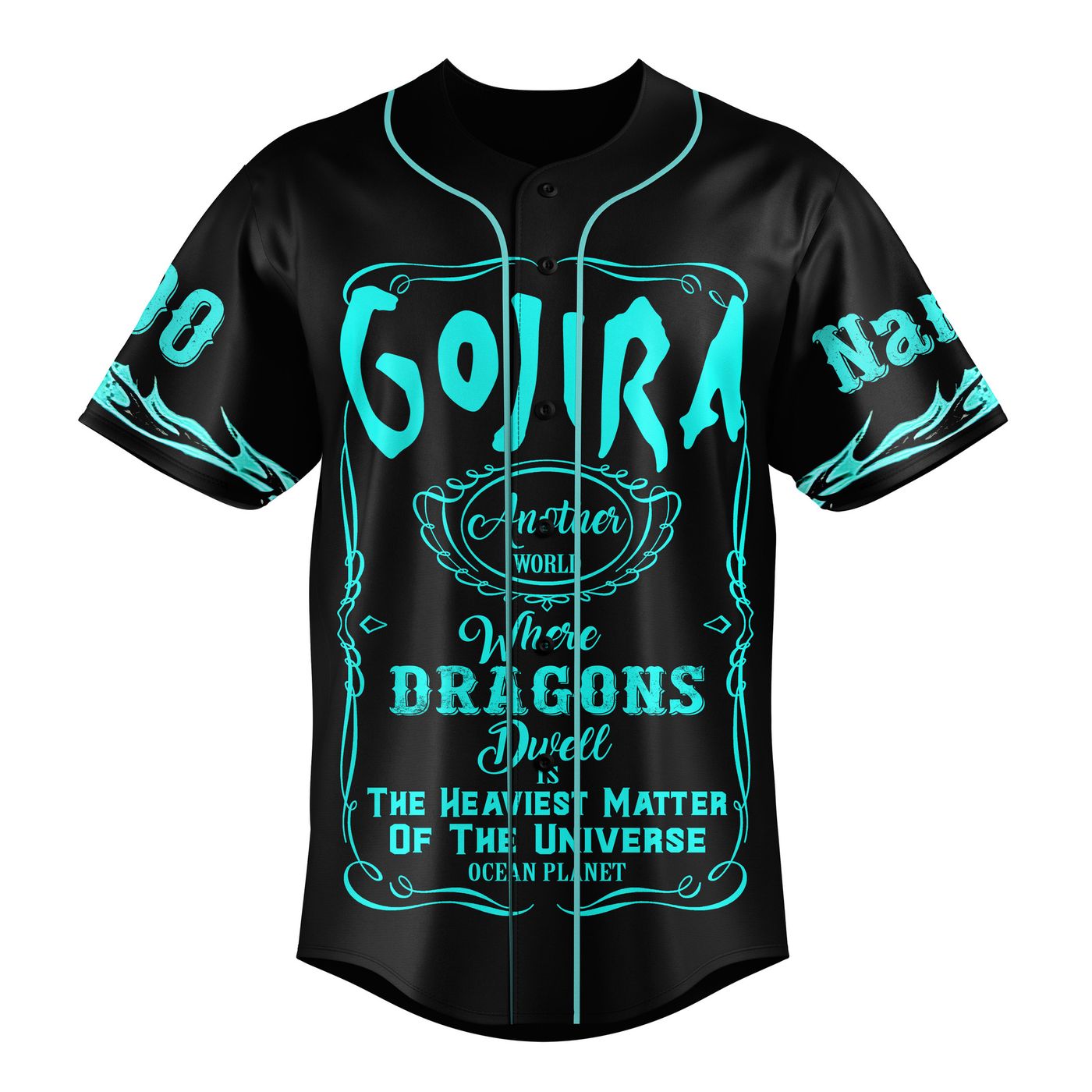 Where Dragons Dwell Gojira Baseball Jersey For Men Women And Kids Gift