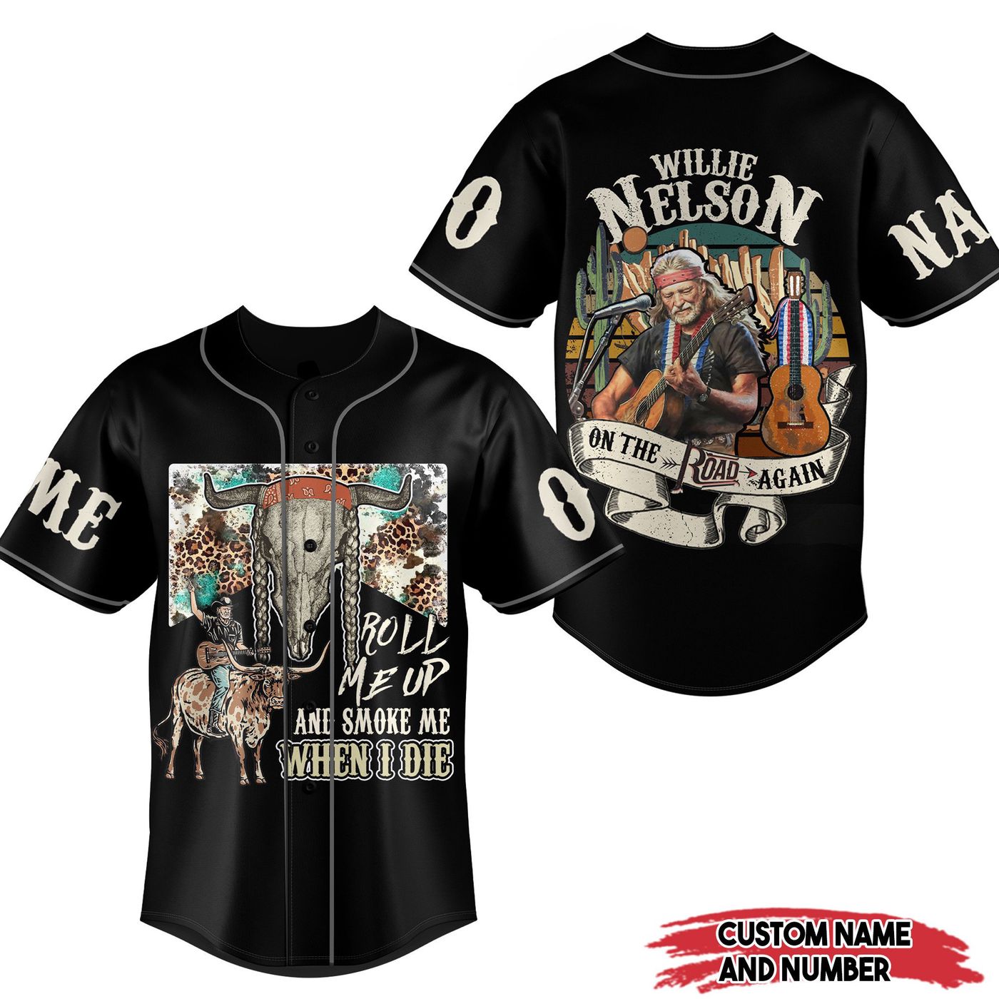 Willie Nelson Baseball Jersey For Men Women And Kids Gift