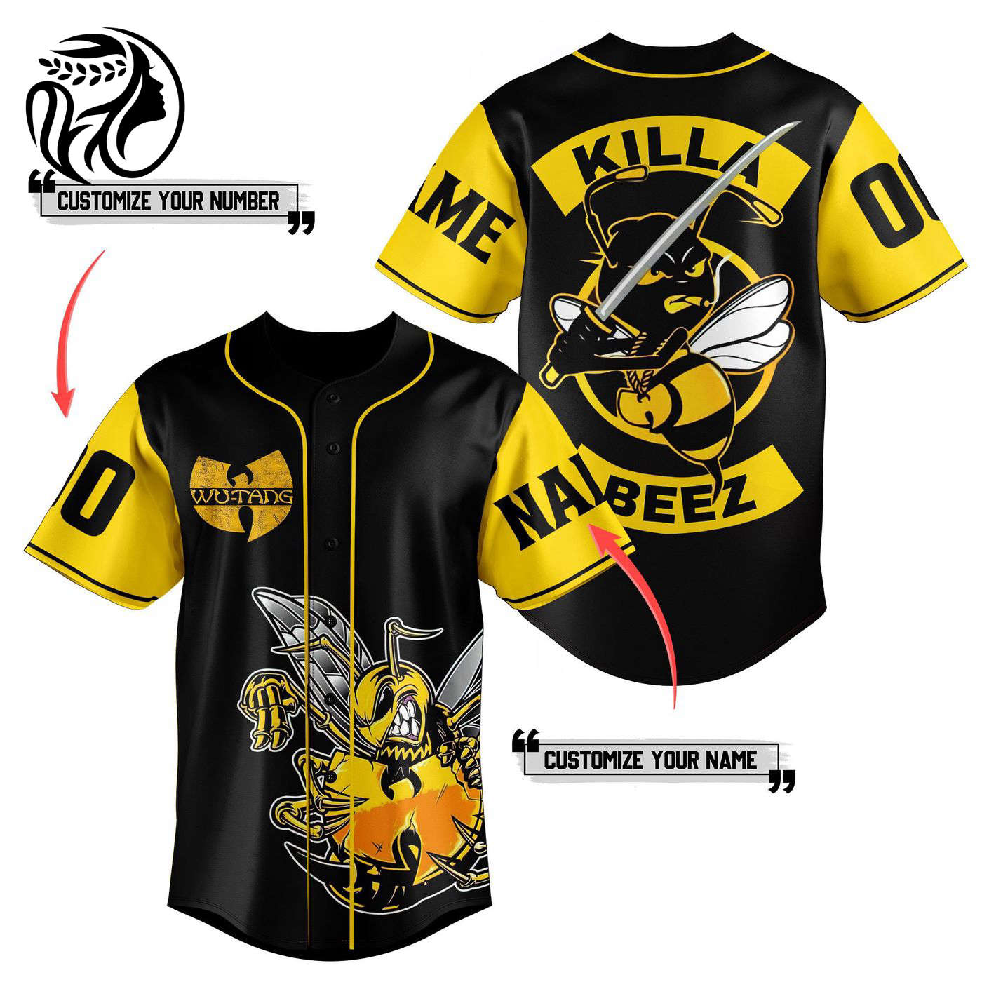 Wu Tang Clan Baseball Jersey For Men Women And Kids Gift