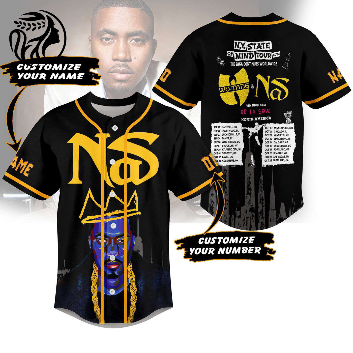 Wu Tang Clan Baseball Jersey For Men Women And Kids Gift