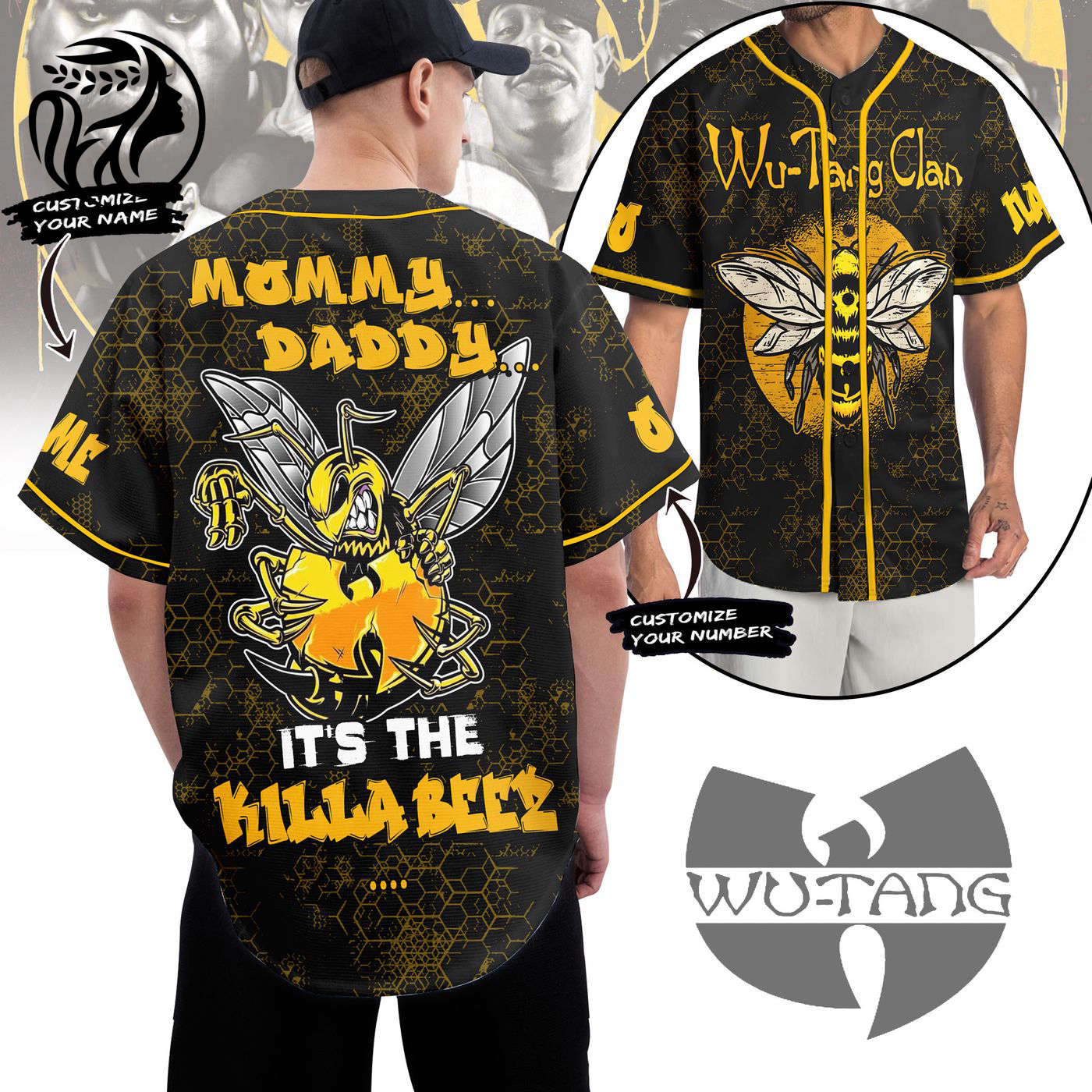 Wu Tang Clan Baseball Jersey For Men Women And Kids Gift