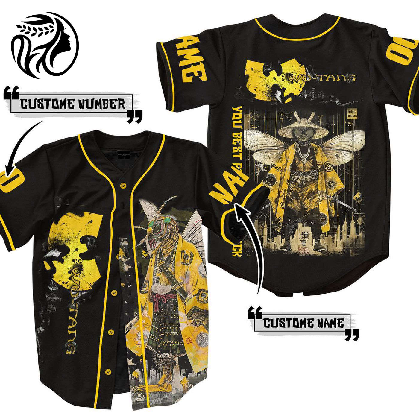 Wu Tang Clan Baseball Jersey For Men Women And Kids Gift