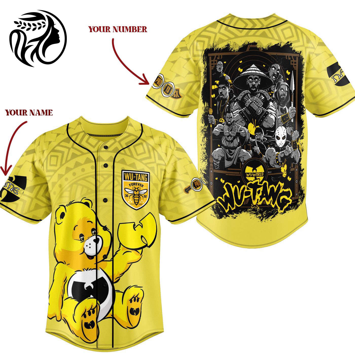 Wu Tang Clan Baseball Jersey For Men Women And Kids Gift