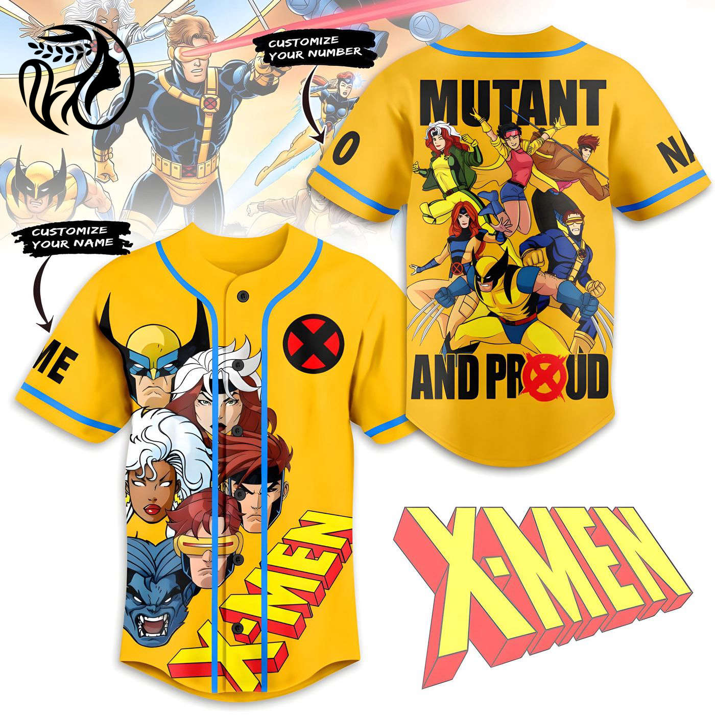 X-Men Baseball Jersey For Men Women And Kids Gift