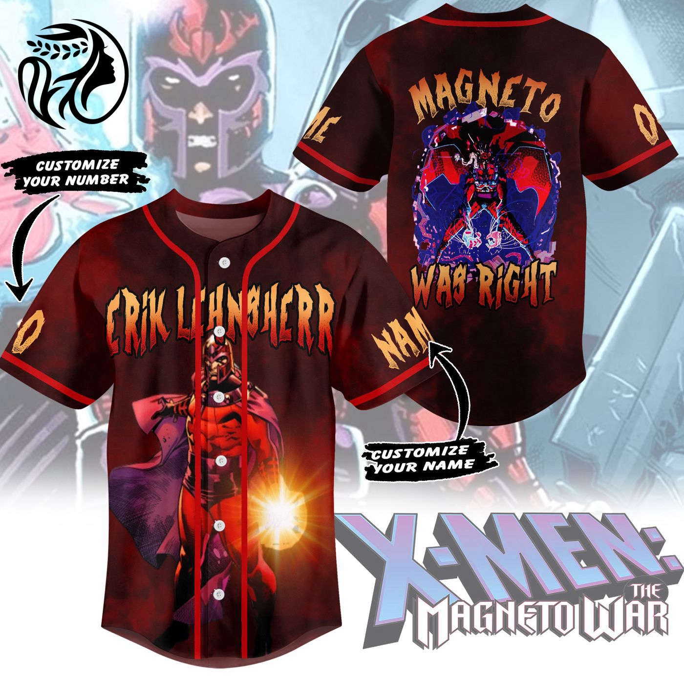 X-Men Baseball Jersey For Men Women And Kids Gift