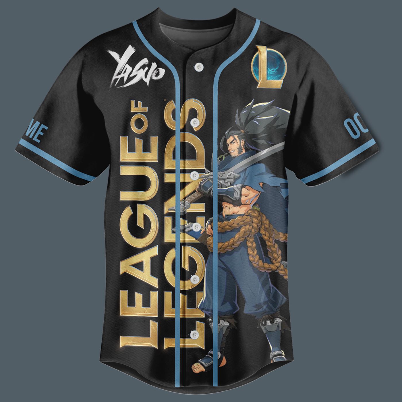 Yasuo (League of Legends) Baseball Jersey For Men Women And Kids Gift