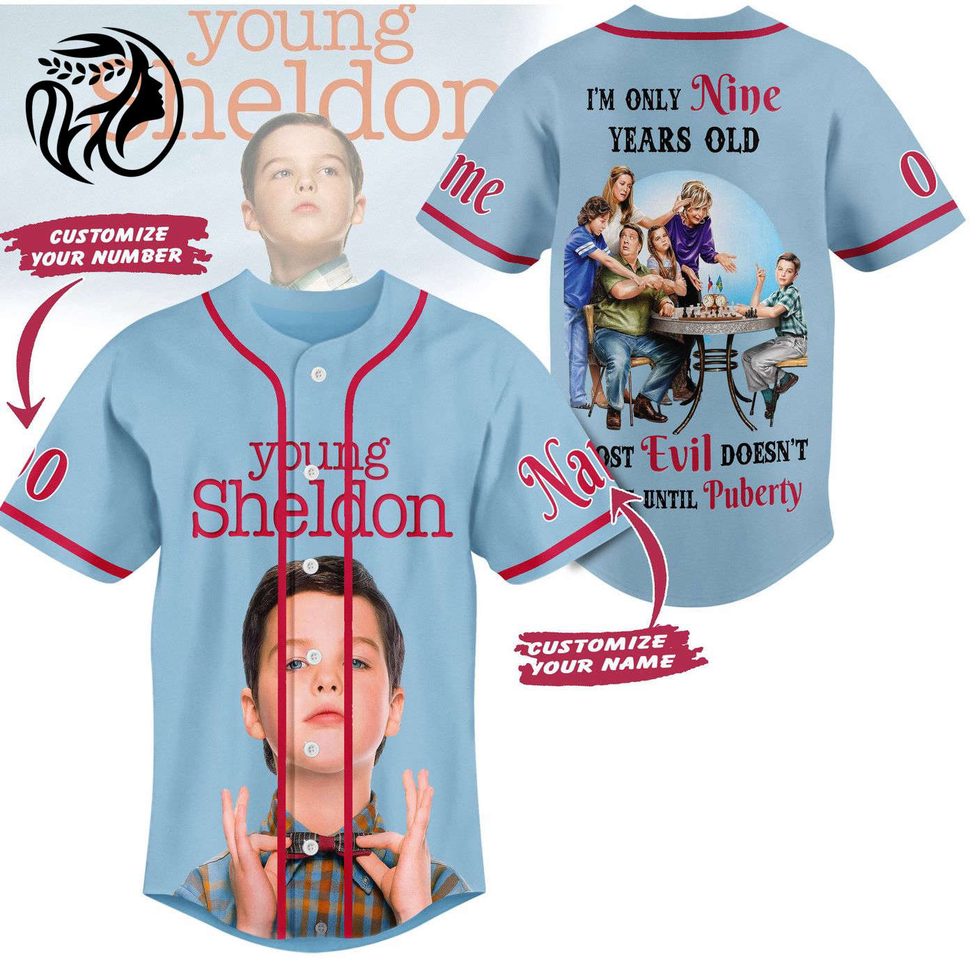 Young Sheldon Baseball Jersey For Men Women And Kids Gift