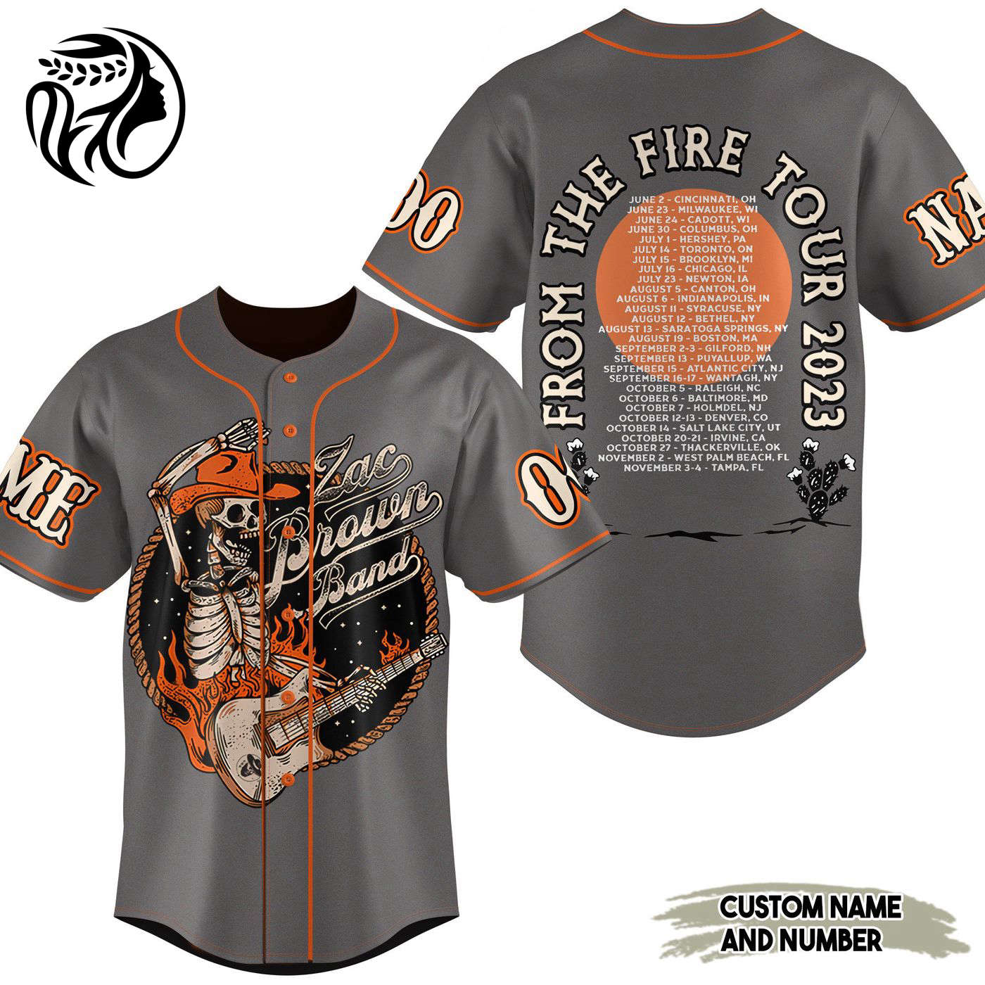 Zac Brown Band Baseball Jersey For Men Women And Kids Gift