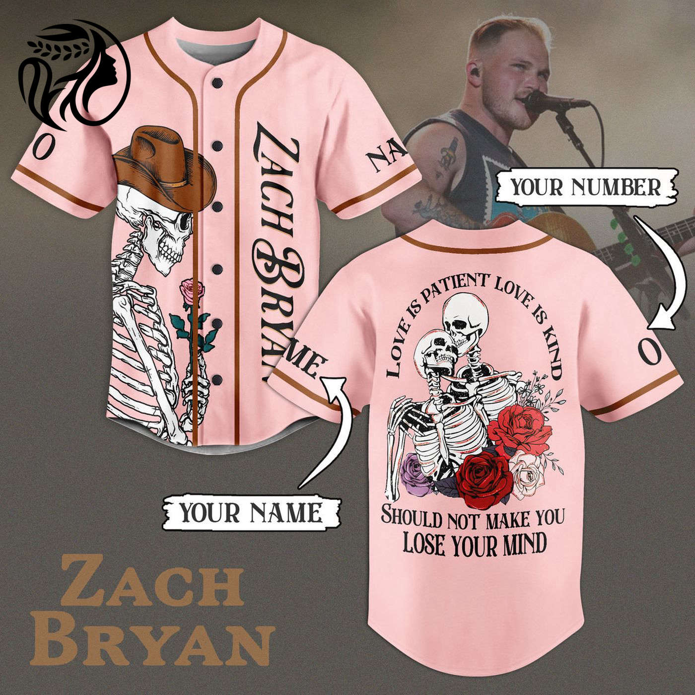 Zach Bryan Baseball Jersey For Men Women And Kids Gift