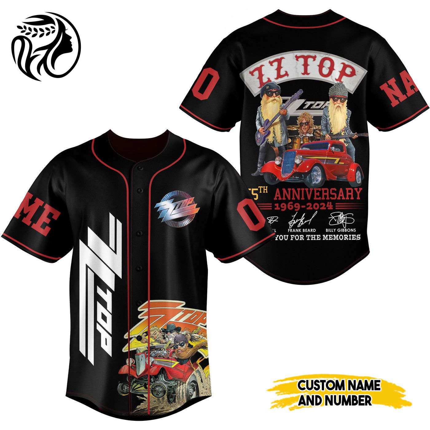 ZZTop Baseball Jersey For Men Women And Kids Gift