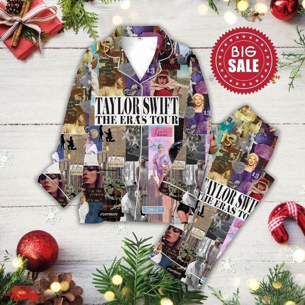 Taylor Swift All Hit Album Eras Tour Pajamas Set – Stylish and Comfy Sleepwear
