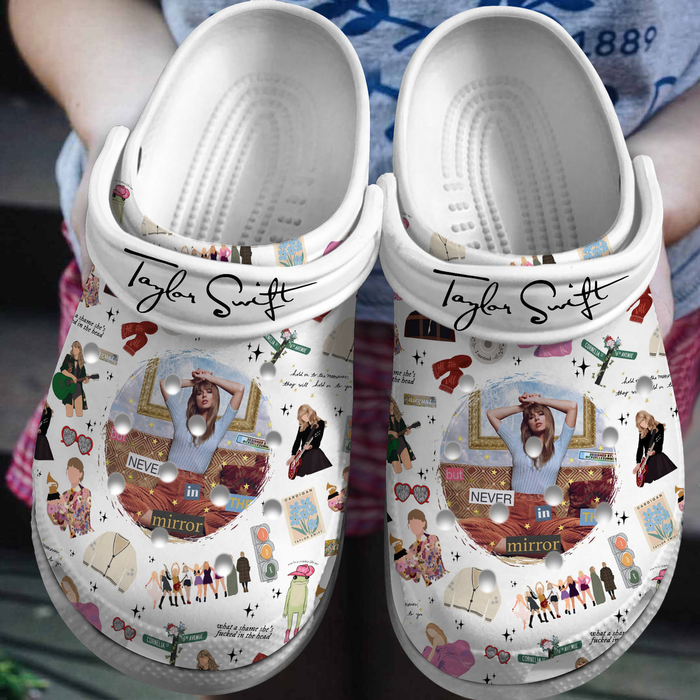 Step in Style with Lightweight & Fashionable Taylor Swift Print Clogs