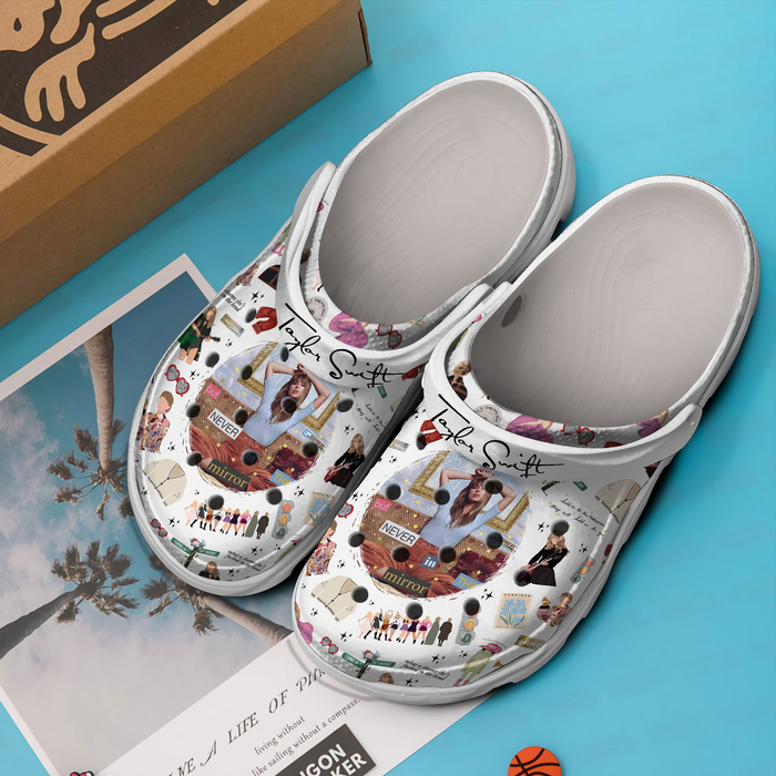 Step in Style with Lightweight & Fashionable Taylor Swift Print Clogs