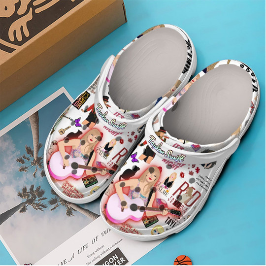 Taylor Swift Music Clogs: Perfect Gift for Swifties – Trendy Singer Merchandise