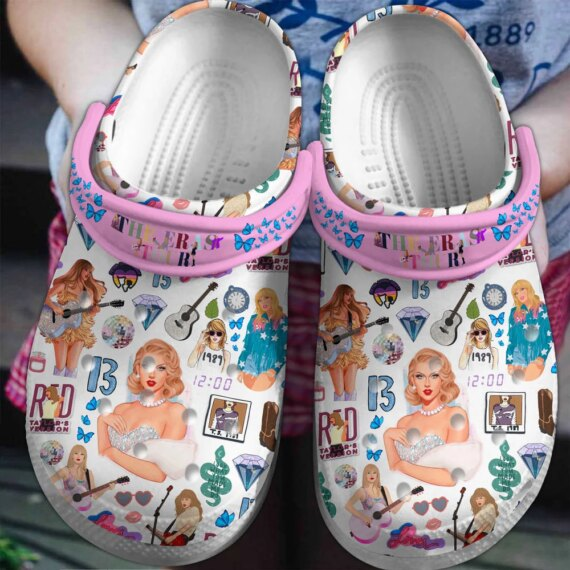 Taylor Swift Clogs: Eye-catching Design Beautiful Music – Perfect Gift for Swifties