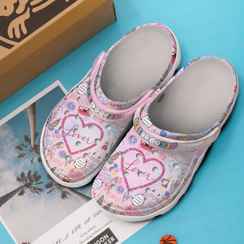 Shop the Stylish Taylor Swift Pink Clogs – Perfect Gift for Swifties on The Eras Tour! 🎶