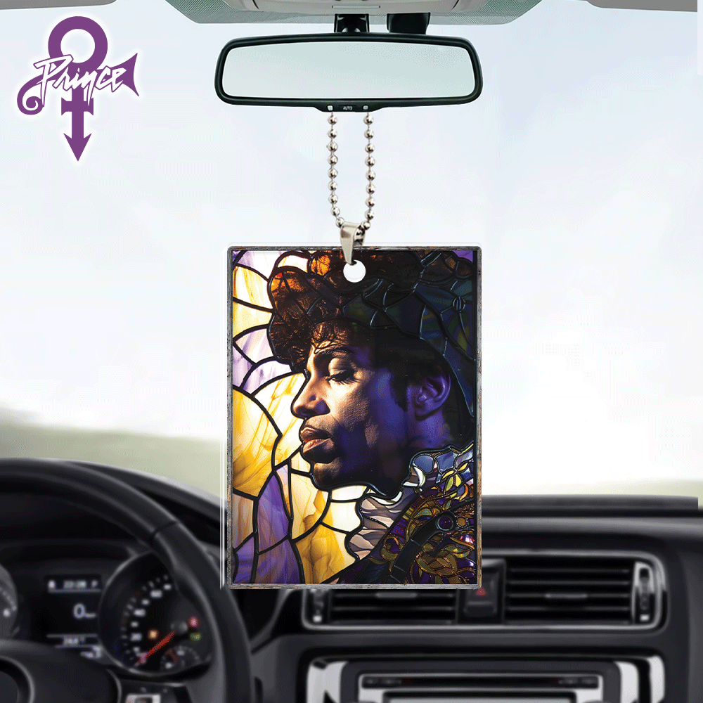 Prince Custom Shape-sided Acrylic Car Ornament Gift Prince Custom Shape-sided Acrylic Car Ornament Gift