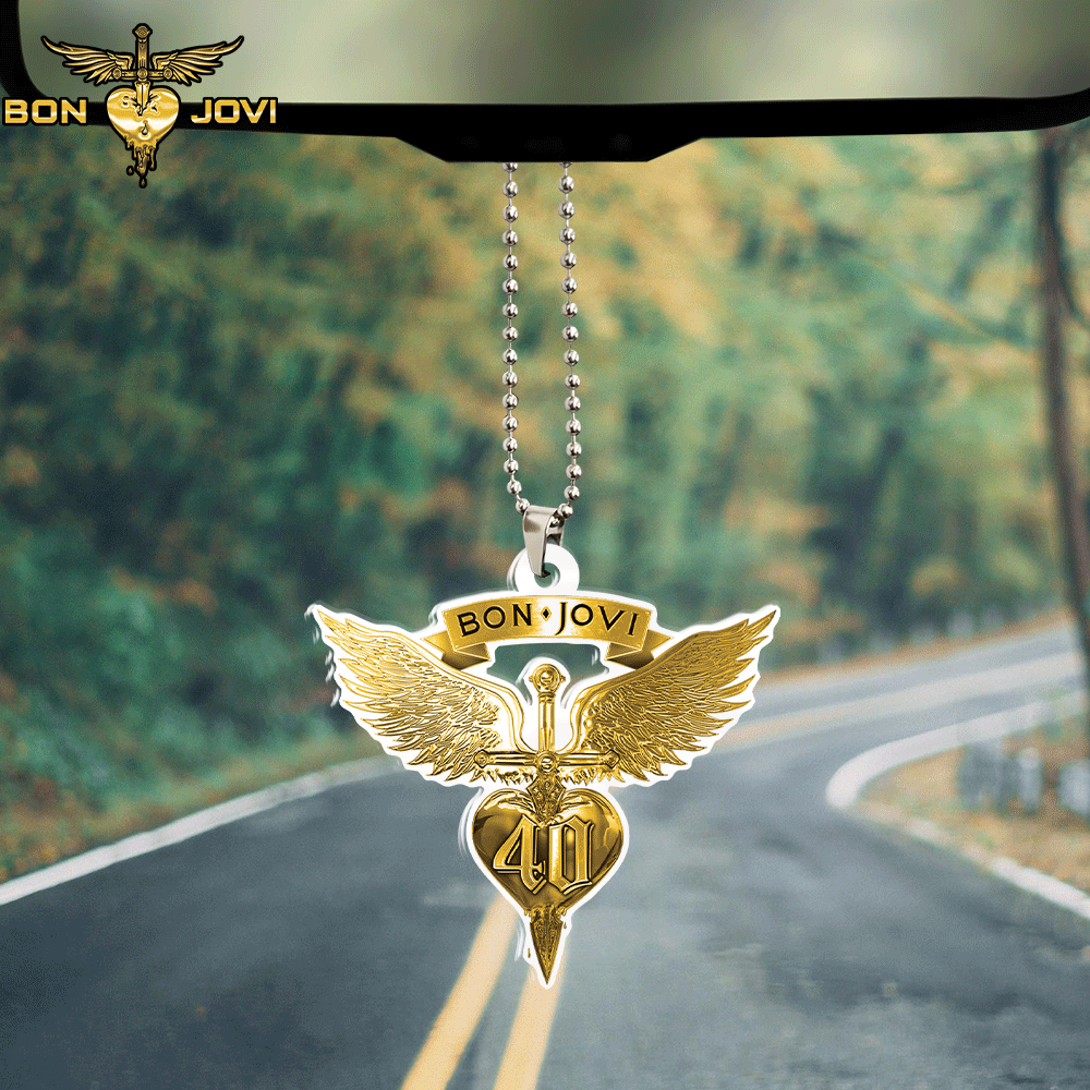 Bon Jovi Custom Shape-sided Acrylic Car Ornament Gift Bon Jovi Custom Shape-sided Acrylic Car Ornament Gift
