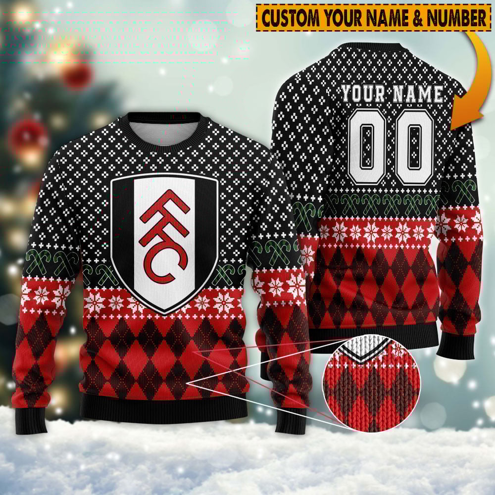 Personalized Fulham 3D Ugly Sweater Gift – Gift for Men Women Christmas Day