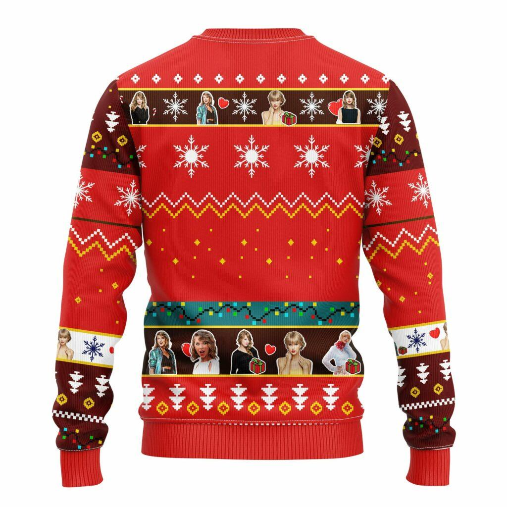 Get Festive with Xmas Taylor Swift Singer Gift & Ugly Christmas Sweater – Perfect for Santa Fans!
