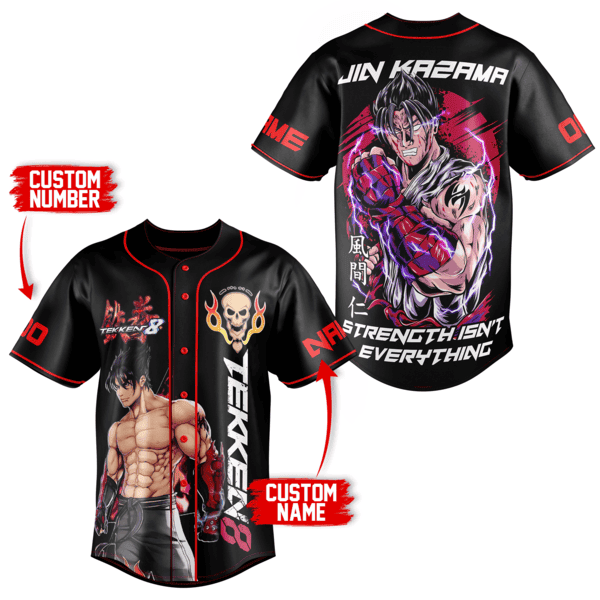 Jin Kazama Baseball Jersey For Men Women And Kids Gift