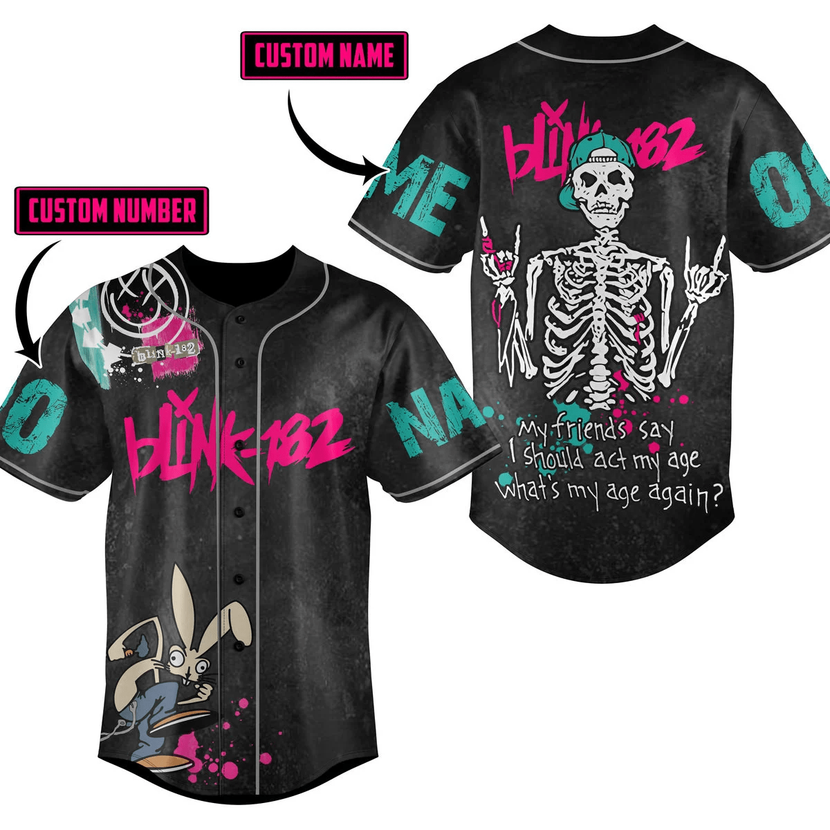 Blink Gift Baseball Jersey For Men Women And Kids Gift