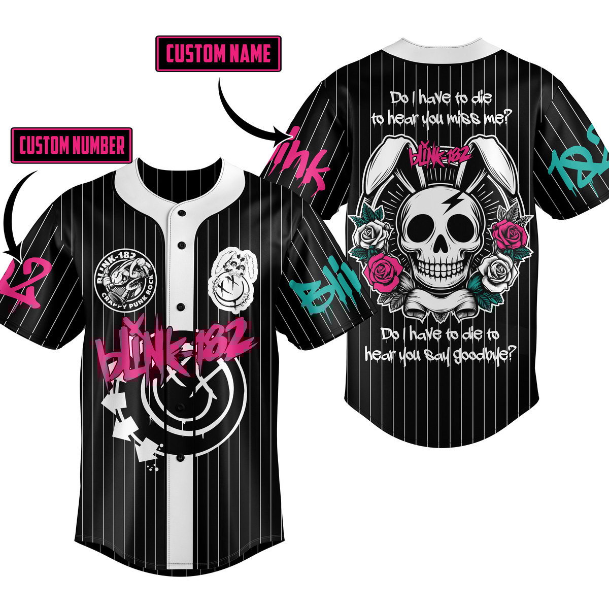 Blink Gift Baseball Jersey For Men Women And Kids Gift