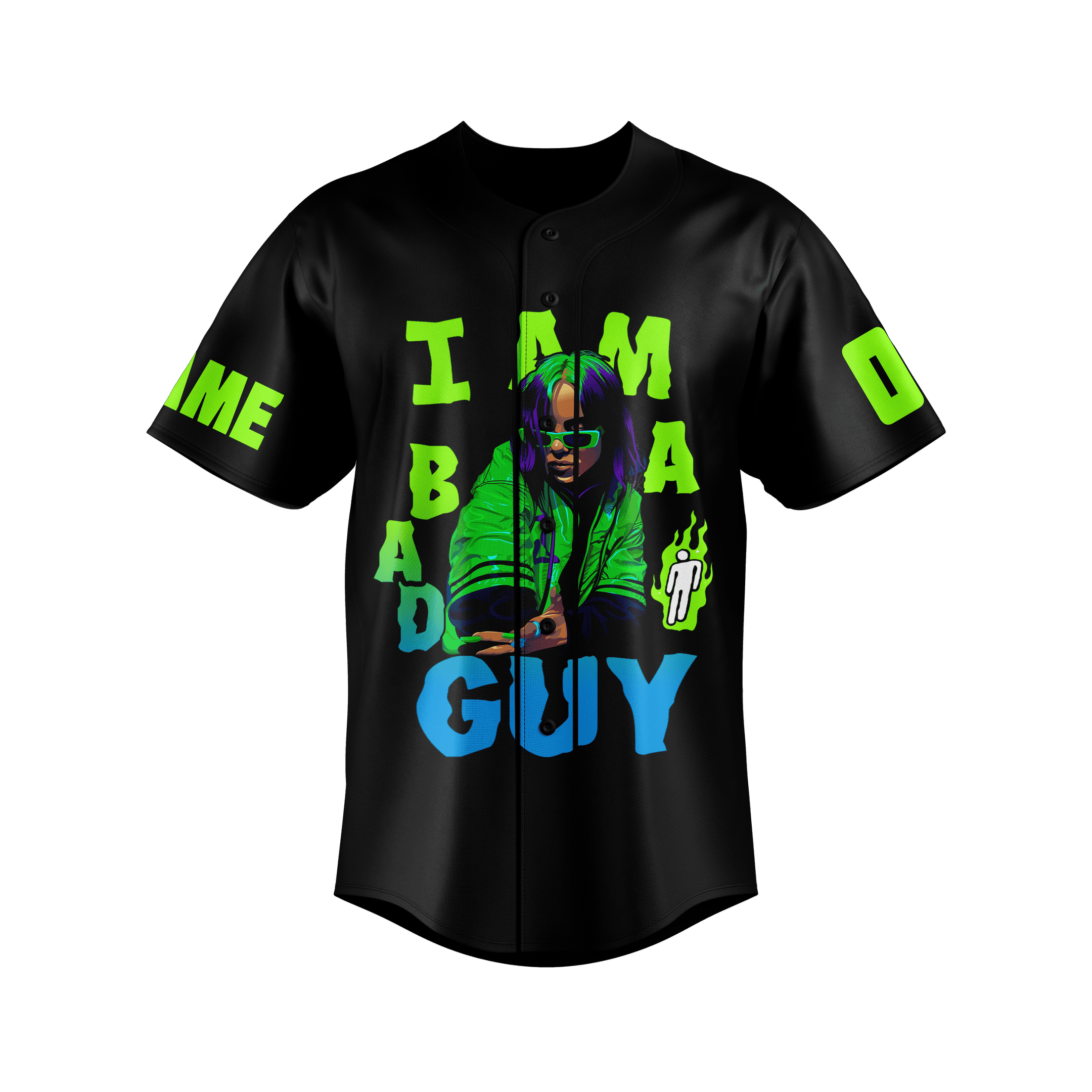 Billie Eilish Baseball Jersey For Men Women And Kids Gift