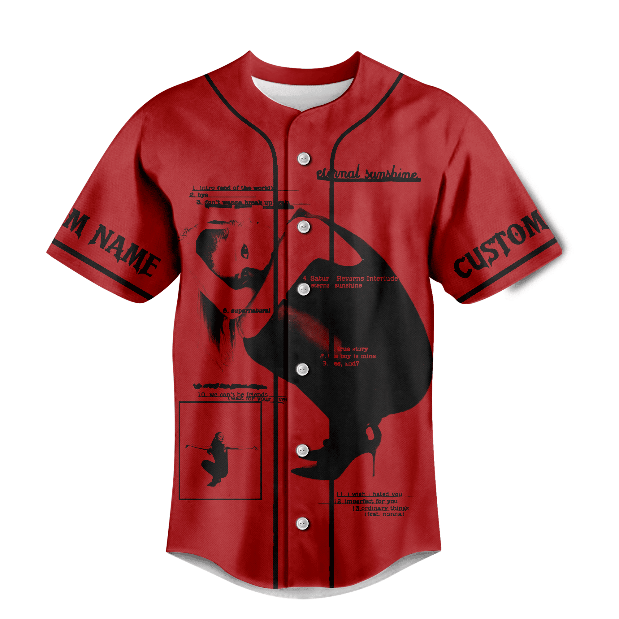 Ariana Grande Baseball Jersey For Men Women And Kids Gift
