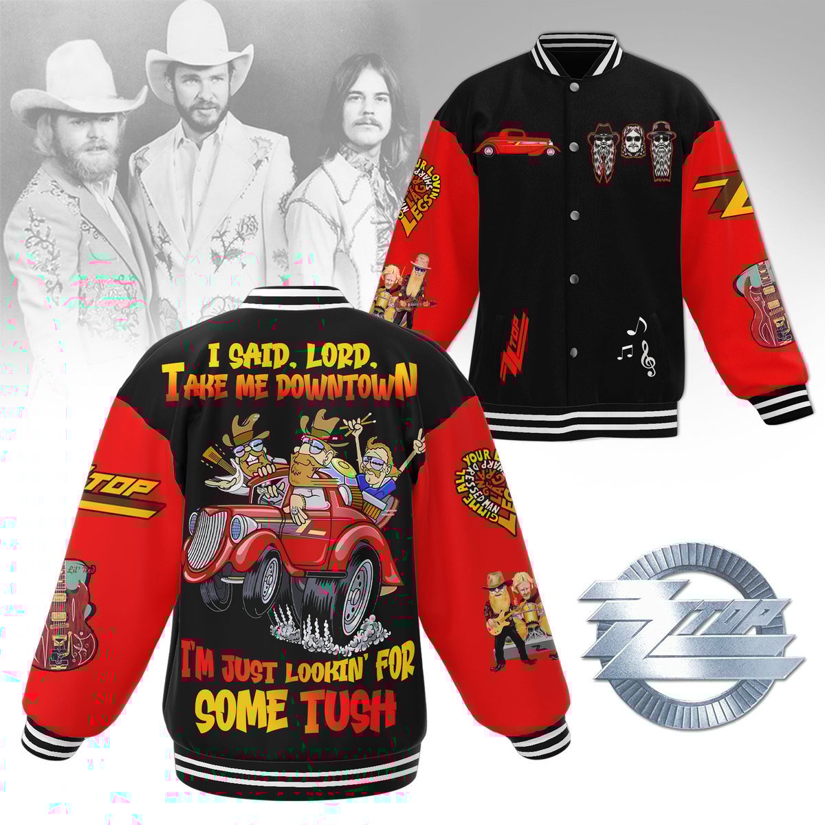 ZZ Top New Premium Baseball Jacket Gift For Fan