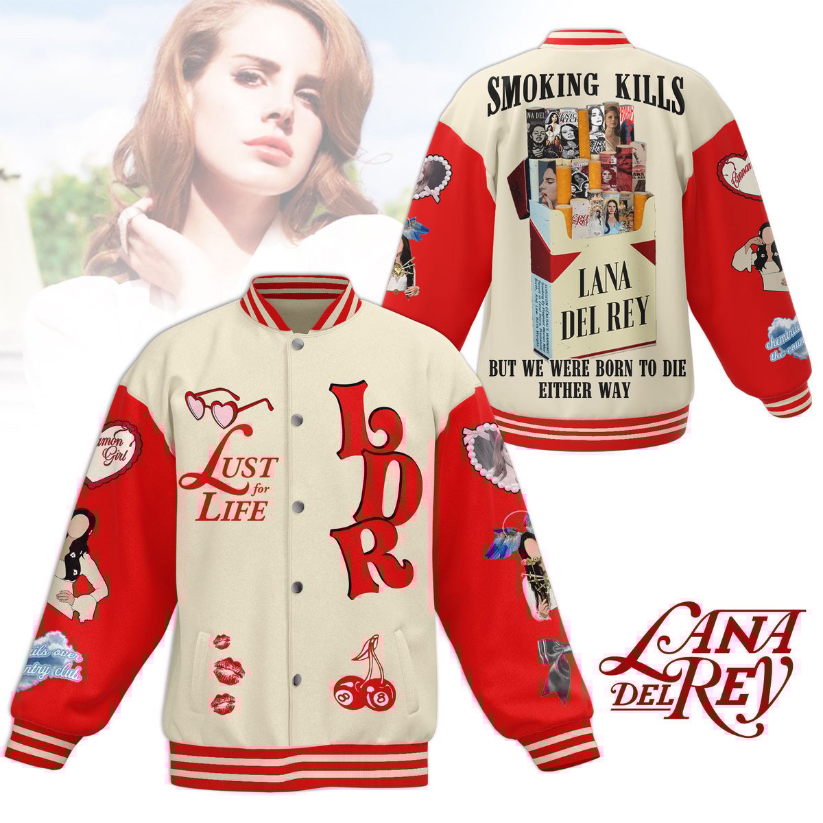 Lana Del Rey New Premium Baseball Jacket Gift For Fan