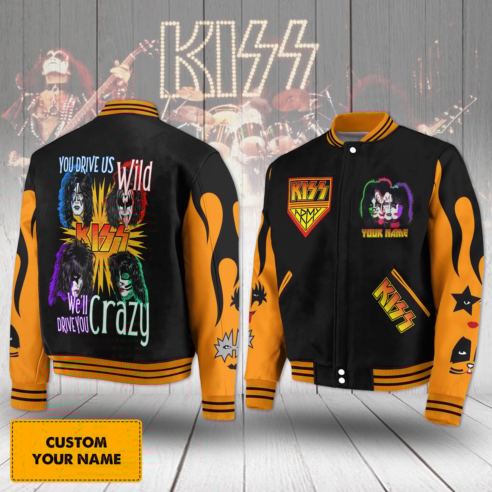 Kiss New Premium Baseball Jacket Gift For Fan