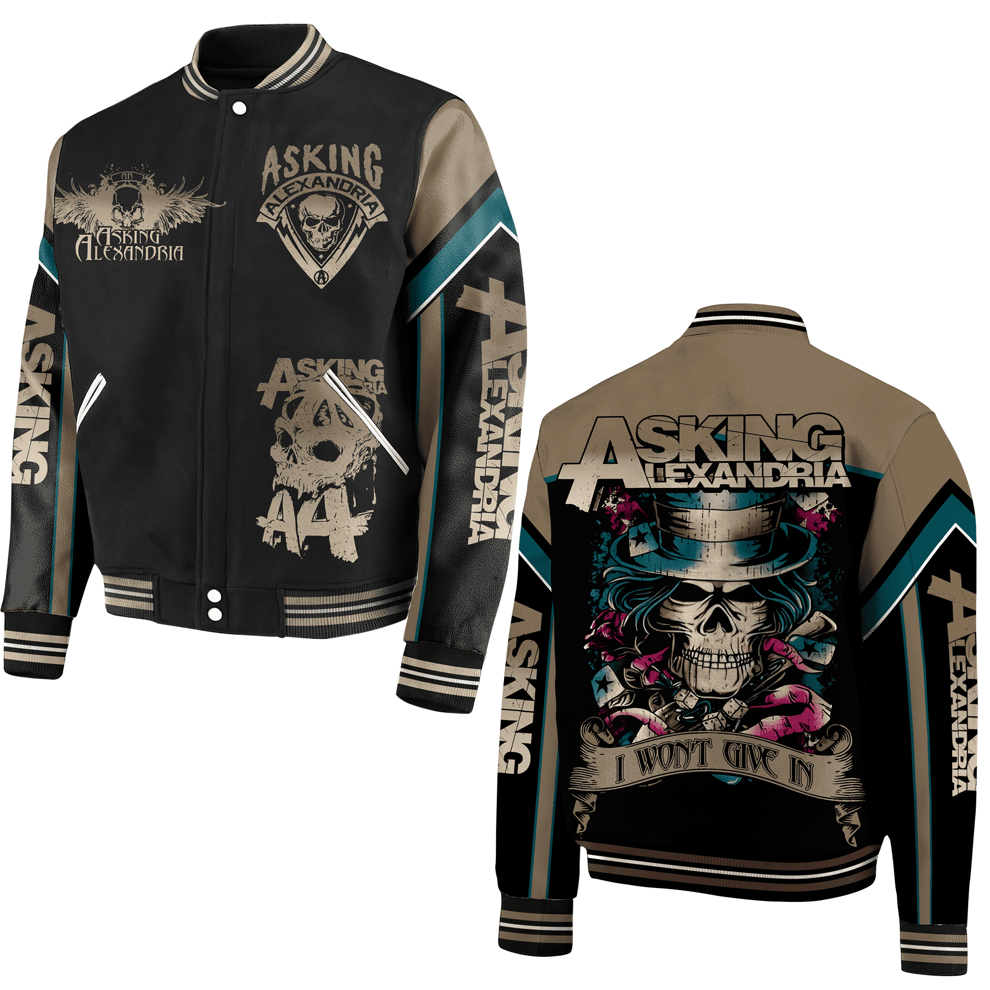 Asking Alexandria New Premium Baseball Jacket Gift For Fan